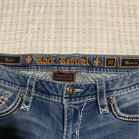 Rock revival Neely Bootcut jeans size 31 waist 33 length - Picture 4 of 9